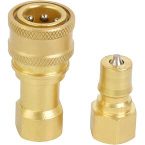 1 Set Of 1/4" Hydraulic Quick Connect Nipple Compatible With Parker 60 Series Nipples BH2-60 BH2-61 in Kuwait