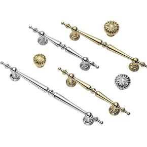 Solid Brass Cabinet Handle Bright Silver Drawer Long Gold 1Pcs(1023-128-Chrome) in Saudi Arabia