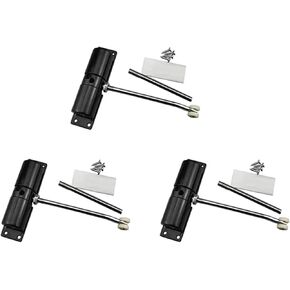 B03C-3X باب أقرب للمنزل عجلة حزام أسود قابل للتعديل إغلاق ضوء سبائك الزنك الربيع in Kuwait