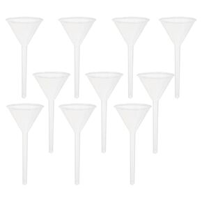 Alipis 12pcs 75mm Laboratory Plastic Funnels Set, Pp Material Scientific Filling Funnels with Triangular Design for Liquid Transfer and Powder Pouring in Lab and Industrial Use in Saudi Arabia