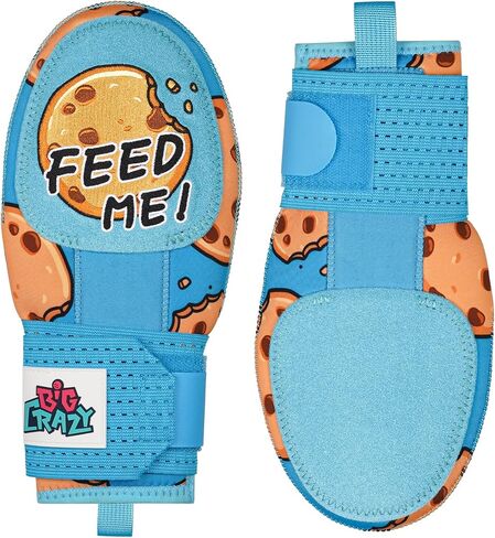 قفاز بيسبول كبير مجنون منزلق للشباب، قفاز منزلق عالمي لليد اليسرى/اليمنى، إكسسوار بالتنقيط للبيتزا والبسكويت in Kuwait