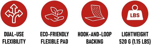 آلة صنفرة الهواء ذات الخط المستقيم + 13 قالب صنفرة محيطي + 60 ورقة صنفرة. وزن خفيف 520 جم، تحكم منخفض في التعب. للأعمال الخشبية والأثاث والإعدادات المعدنية. ضمان لمدة سنة واحدة. in Kuwait