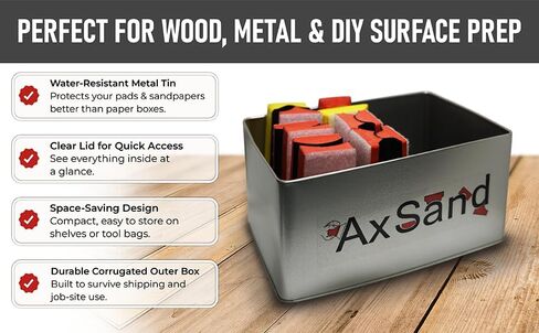 آلة صنفرة الهواء ذات الخط المستقيم + 13 قالب صنفرة محيطي + 60 ورقة صنفرة. وزن خفيف 520 جم، تحكم منخفض في التعب. للأعمال الخشبية والأثاث والإعدادات المعدنية. ضمان لمدة سنة واحدة. in Kuwait