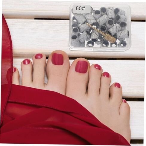 750 قطعة من حلقات صنفرة الأظافر من بارتي كيندوم، أشرطة تلميع الأظافر عالية الكفاءة لمجموعة ألواح الأظافر in Kuwait