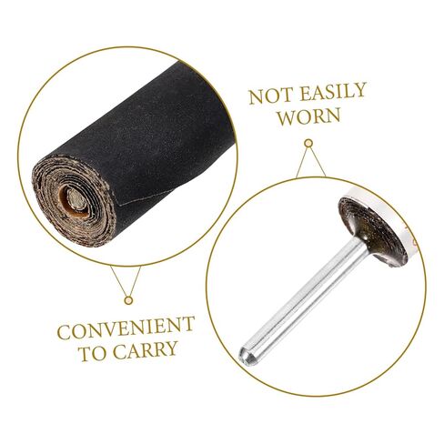 6 قطعة أداة دوارة الرملي طبل متنوعة الصنفرة طبل الملمع بت أسطواني الرملي ورقة قضيب رأس مطحنة للحفر الصحافة غرامة حصى in Kuwait