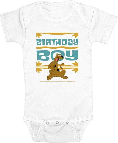 Infant's Scooby Doo Birthday Boy Scooby Bodysuit - Black - 18 Months in Saudi Arabia