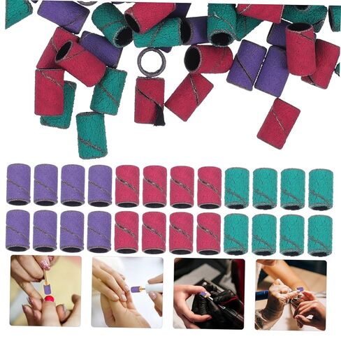 ديديساون 150 قطعة من أربطة صنفرة الأظافر أدوات طحن متينة لفن الأظافر أخضر أرجواني وردي أحمر لتلميع الأظافر in Kuwait