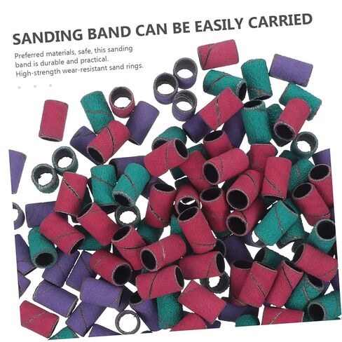 ديديساون 150 قطعة من أربطة صنفرة الأظافر أدوات طحن متينة لفن الأظافر أخضر أرجواني وردي أحمر لتلميع الأظافر in Kuwait