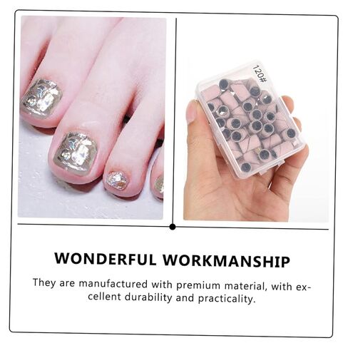 Gatuida 750pcs Nail Art Sanding Kit High Efficient Manicure Bands for Polishing Includes Colors for Professional Nail Care and Home Use in Saudi Arabia
