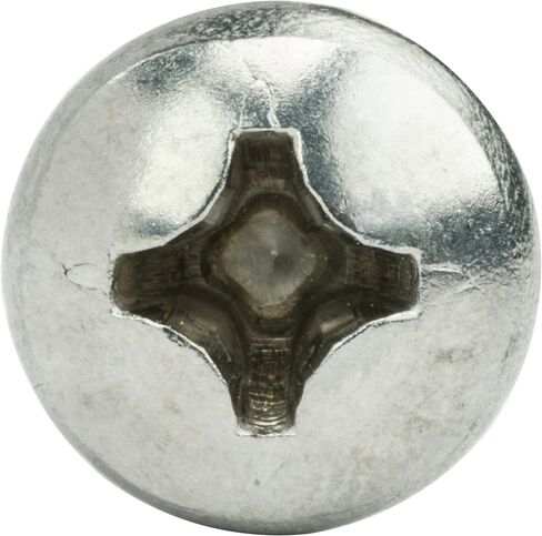 #1 × 3/16 بوصة براغي معدنية للصفائح المعدنية، من الفولاذ المقاوم للصدأ 18-8، خيط كامل، لمسة نهائية لامعة، ذاتية التنصت، الكمية 25 من Fastenere in Kuwait