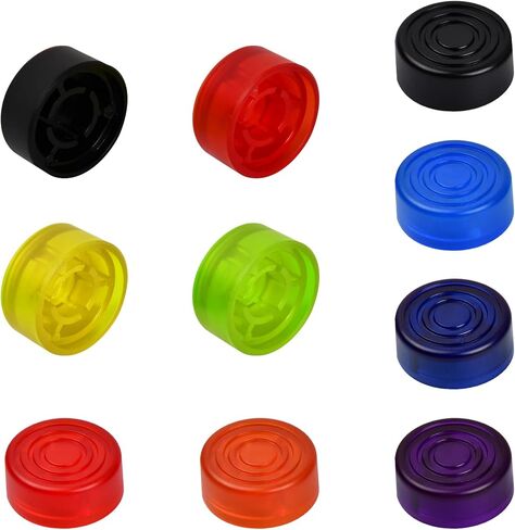 10 قطع تبديل القدم القبعات العالية تأثير الغيتار دواسة القدم التبديل توبر تأثير كهربائي دواسة أظافر كاب غطاء رأس واقي للجيتار (8 ألوان) in Kuwait