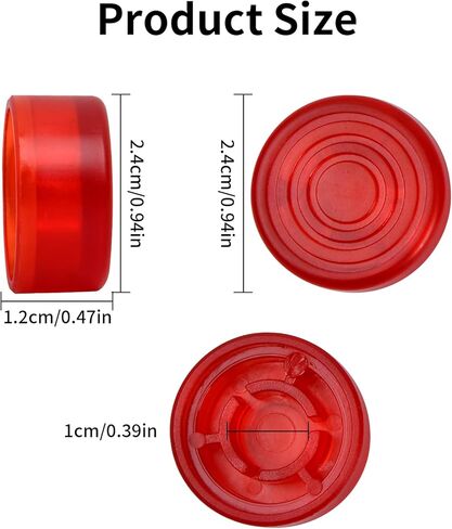 10 قطع تبديل القدم القبعات العالية تأثير الغيتار دواسة القدم التبديل توبر تأثير كهربائي دواسة أظافر كاب غطاء رأس واقي للجيتار (8 ألوان) in Kuwait