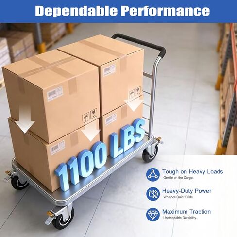 5 Inch Caster Wheels Set of 4 Heavy Duty, 1120 Lbs Dust-Proof Rubber Casters, Locking Swivel Wheels for Workbench, Cart, Furniture & Tool Box (Hardware Kits & Gloves Included) in Kuwait