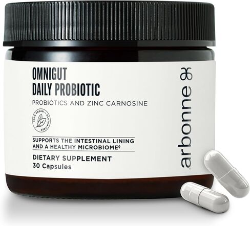 Arbonne OmniGut Daily Probiotic Supplement - Probiotics for Men and Women to Support Digestion, Gut Health for Women, Probiotic Capsules, 30 Count in Saudi Arabia