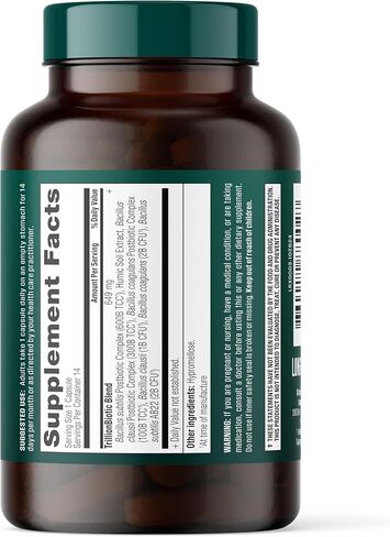 Probiotic Trillion – 1 Trillion CFU with Prebiotics, Probiotics, Parabiotics & Postbiotics – Bacillus Subtilis AB-22 – Gut Health, Immune Support, Glyphosate Detox – 30 Day Supply in Saudi Arabia