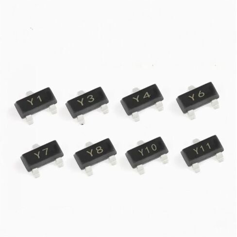 200 قطعة BZX84C3V3/4V3/4V7/5V1/5V6/6V8/7V5/8V2/9V1/13V/18V/20V/24V/27V/30V SOT23 SMD منظم ديود (BZX84C4V7) in Saudi Arabia