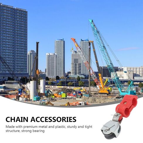 2pcs Heavy Duty Bearing Pulley Wheels with Semi-Plastic Sheave, Small Cable Lifting Pulleys for Industrial Wire Rope and Load Bearing Applications in Saudi Arabia