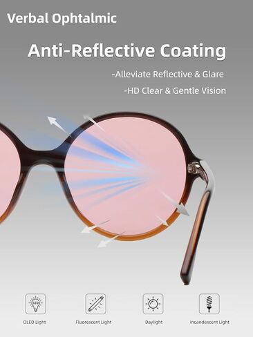 FL-41 Photochromic Migraine Light Sensitivity Glasses for Photophobia/Anti-Blue Light/Fluorescent Light Computer Screen Glare Protection Women in Saudi Arabia