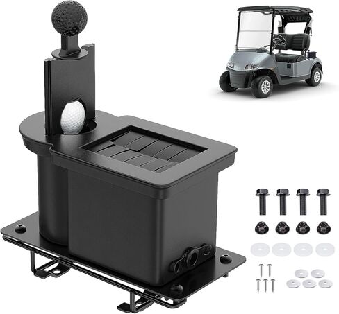 Drive-up Golf Cart Ball Washer and Club Cleaner Kit, Driver Side EZGO Golf Ball Cleaner and Club Head Washer, Suitable for RXV Gas and Electric Golf Carts, OEM 603836 in Saudi Arabia