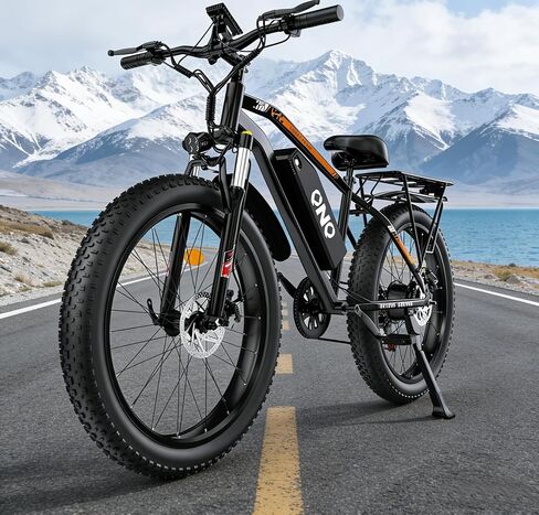 Electric Bike for Adults, 1500W Peak Motor 28MPH, 48V 15AH Removable Battery, 60Miles Range, UL 2849 Certified, 26*4 Fat Tire Ebike Dual Disc Brakes, Shimano 7-Speed for Commute & Outdoor Adventure in Saudi Arabia