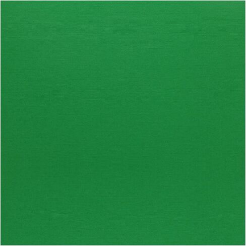 PA Paper Accents Muslin Cardstock 12" x 12" Irish Mint, 73lb colored cardstock paper for card making, scrapbooking, printing, quilling and crafts, 25 piece pack in Saudi Arabia