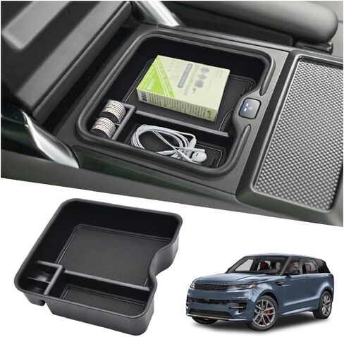 منظم وحدة التحكم المركزية المتوافقة مع BMW X3 2025 ، ABS البلاستيك ومضاد لانزلاق مربع تخزين وحدة التحكم في مركز الشحن مع ثقب الشحن ، منظم مركزي لعام 2025 BMW X3 الملحقات in Kuwait
