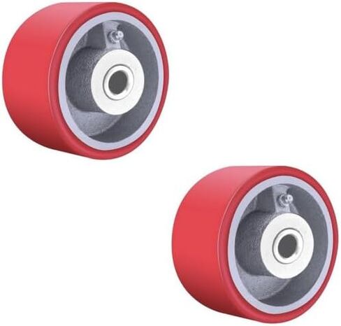 Heavy Duty Casters Wheels 4"5"6"8"DiameterX2"Width Industrial Caster Wheels Polyurethane Wheel with Capacity 800-1,400 lbs/pcs Used in Trail Jack,Tool Box (6 inch, 1 pcs) in Saudi Arabia