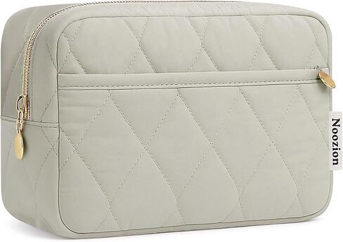 حقيبة مكياج Noozion ، حقيبة مستحضرات مستحضرات مستحضرات السفر ، حقيبة مكياج مبطنة منتفخة للنساء ، حالة منظم المكياج ، محفظة حقيبة مفتوحة على مصراعيها ، أساسيات السفر in Kuwait