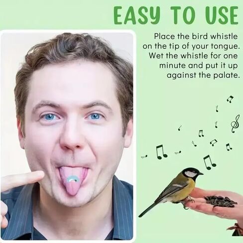 Bird Call Whistle, Animal Sound Maker, Bird Training Mouthpiece, Chirping Noisemaker in Saudi Arabia