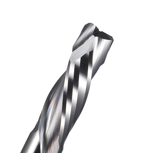 5pcs Router Bits 6mmx25mmx50mm Up Down Cut 2 Flutes Solid Carbide CNC End Mill Bit Compression for Wood Carving in Saudi Arabia
