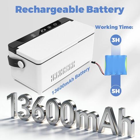 Electric Insulin Cooler Travel Case, Mini Insulin Fridge Box, Portable Insulin Refrigerator, Diabetic Insulin Cooler, TSA Approved Temperature Control LED Display, Rechargeable Battery in Kuwait