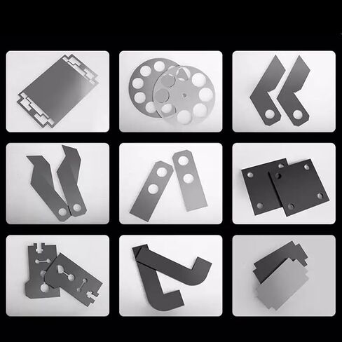 10 قطعة صفائح حديد A3، سمك 50 × 50 مم 0.5 مم 0.6 0.8 1 1.2 1.5 مم لوحة حديد لنموذج إطار CNC قالب لوحة حديد البناء ذاتية الصنع (50 مم * 50 مم * 1.2 مم) in Kuwait
