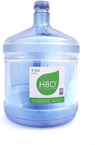 Polycarbonate 3 gallon Stubby Water Bottle (with Handle) with 48mm Cap in Saudi Arabia