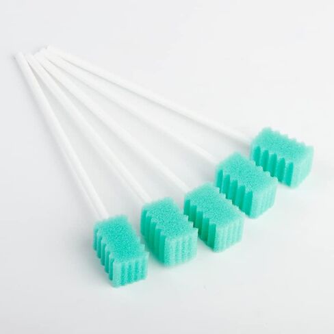 مسحات فموية للاستعمال مرة واحدة، 300 قطعة، كل منها ملفوفة بشكل فردي، مسحات أسنان، إسفنجة للعناية بالأسنان، على شكل موجة متعرجة، 3 ألوان، متعددة الألوان، رغوة ناعمة، أصفر، أخضر، وردي in Kuwait