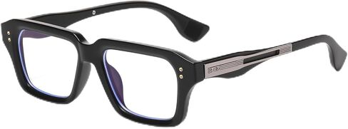 نظارات مستطيلة لحجب الضوء الأزرق من التسعينيات، نظارات مربعة كلاسيكية للنساء والرجال، نظارات كلاسيكية أنيقة in Kuwait