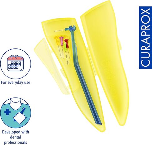 مجموعة فرش Curaprox Interdental CPS 459 Prime Pocket Kit - للتنظيف الفعال للمساحات الضيقة | يشتمل على حامل و5 أحجام للفرشاة، وحقيبة زرقاء | صناعة سويسرية in Kuwait