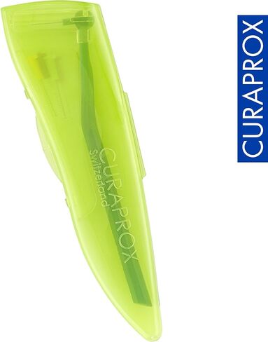 مجموعة فرش Curaprox Interdental CPS 459 Prime Pocket Kit - للتنظيف الفعال للمساحات الضيقة | يشتمل على حامل و5 أحجام للفرشاة، وحقيبة زرقاء | صناعة سويسرية in Kuwait