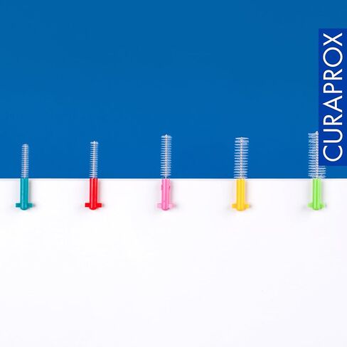 مجموعة فرش Curaprox Interdental CPS 459 Prime Pocket Kit - للتنظيف الفعال للمساحات الضيقة | يشتمل على حامل و5 أحجام للفرشاة، وحقيبة زرقاء | صناعة سويسرية in Kuwait