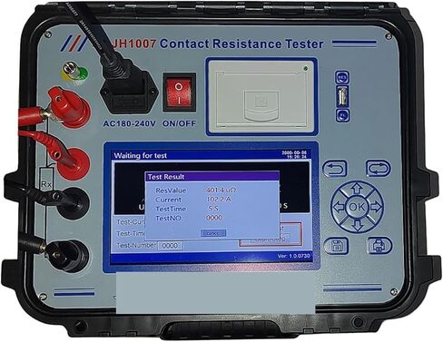 المحمولة مايكرو Ohmmeter 100A الاتصال جهاز اختبار المقاومة حلقة جهاز اختبار المقاومة لمفتاح قاطع الدائرة أداة اختبار التسرب in Kuwait