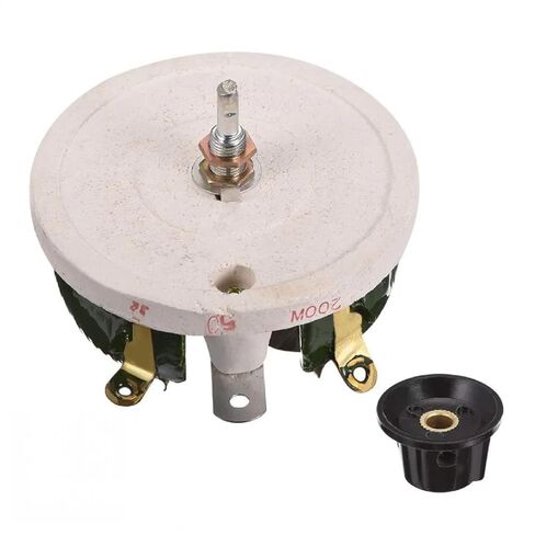 High Power 200W BC1 Wirewound Potentiometer Rotary Rheostat Ceramic Variable Resistor 5R 10R 20R 50R 100R 200R 300R 500R 1K (1K) in Saudi Arabia