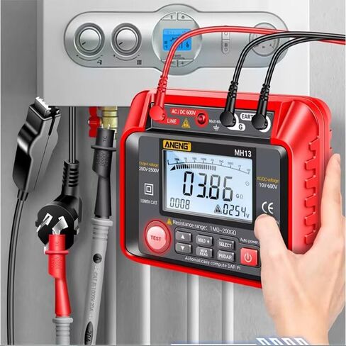 1PC MH13 Megohmmeter Ohm Tester Digital Multimeter Megometro Insulation Earth Voltage Resistance Meter Tester Tool in Kuwait