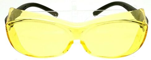 Shooter's Edge OTG Over-the-Glass Z87.1 Safety Shooting Glasses Contrast Yellow in Saudi Arabia