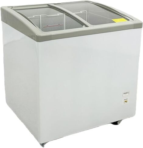 Commercial Display Freezer, ETL Gelato Ice Cream Dipping Cabinet Glass Showcase, 31" W 6.96 cu. ft. 4 tub 115V in Kuwait