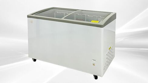 فريزر العرض التجاري، خزانة عرض زجاجية لغمس الآيس كريم ETL Gelato، 31 بوصة عرض 6.96 قدم مكعب، 4 حوض 115 فولت in Kuwait