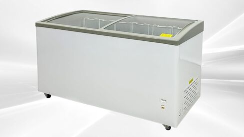 فريزر العرض التجاري، خزانة عرض زجاجية لغمس الآيس كريم ETL Gelato، 31 بوصة عرض 6.96 قدم مكعب، 4 حوض 115 فولت in Kuwait