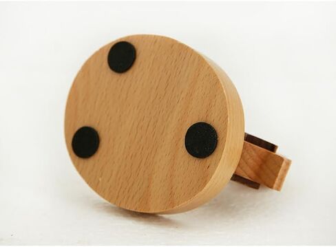 Little People Universal Cute Wooden Office Home Cell Phone Holder (Wood 1) in Kuwait