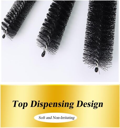 10 Pack Straw Cleaning Brushes (Black) – Small Bottle Brush for Thin Tubes, Cups, and Utensils in Saudi Arabia