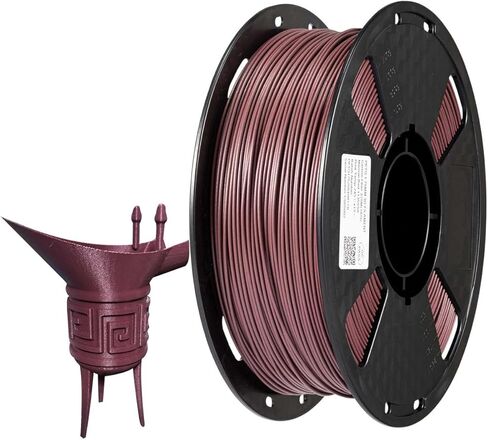 CC3D PETG Carbon Fiber Filament Maroon Red 3D Printer Filament Carbon Fiber 1.75mm 1KG (2.2 LBS) Spool 3D Printing Material PETG CF Brown Red 1000g in Saudi Arabia