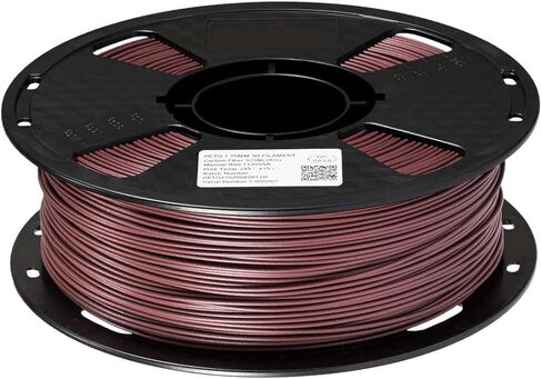 CC3D PETG Carbon Fiber Filament Maroon Red 3D Printer Filament Carbon Fiber 1.75mm 1KG (2.2 LBS) Spool 3D Printing Material PETG CF Brown Red 1000g in Saudi Arabia