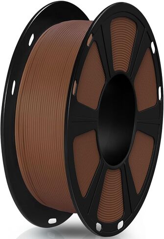 GEEETECH Matte PLA Filament 1.75mm Brown, 1kg Spool (2.2 lbs) 3D Printer Filament Matte Surface Texture & Low Warping, Dimensional Accuracy +/- 0.02 mm, Fit Most FDM Printers in Kuwait